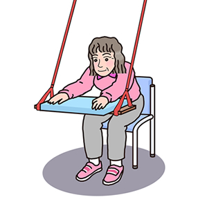 背中のストレッチ